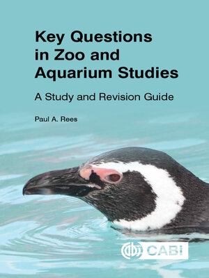 cover image of Key Questions in Zoo and Aquarium Studies